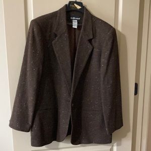 Sag Harbor ladies Brown blazer size 16